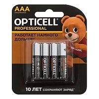 Элемент питания OPTICELL LR03 Professional BL4 AAA (цена за 4 шт.) (батарейка) картинка 